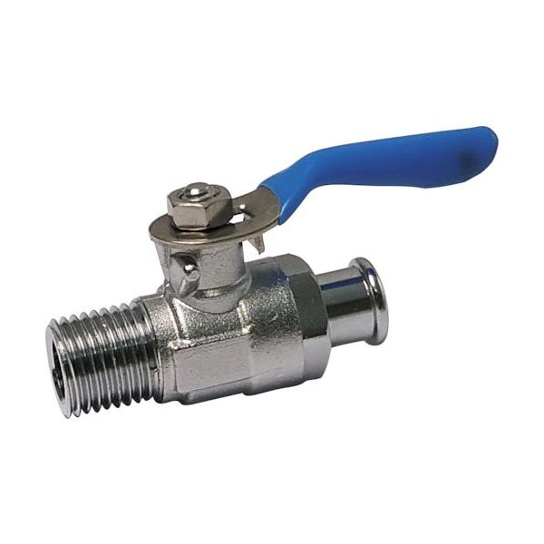 トラスコ中山 TRUSCO ミニボールバルブ ドレン型 R1/4×12mm MD212 1個 557-9377（直送品）