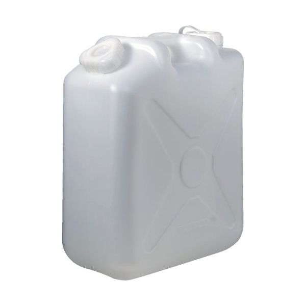 トラスコ中山 TRUSCO おにぎりキャップポリタンク(扁平缶) ノズル無 20L T0207-U 1個 559-8284（直送品）