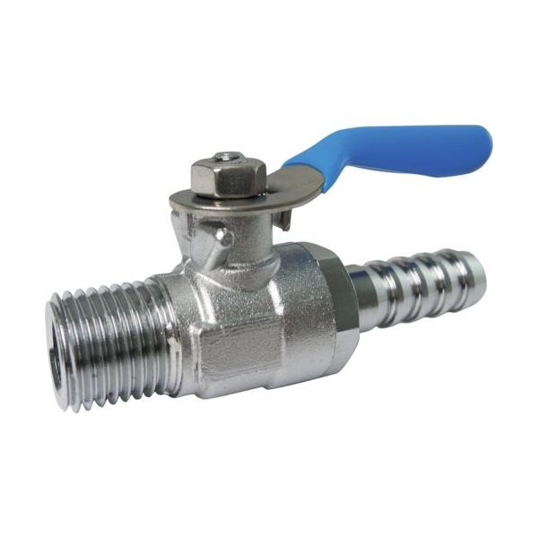 トラスコ中山 TRUSCO ミニボールバルブ ホースニップル型 R1/8×6mm MH1006 1個 560-3208（直送品）