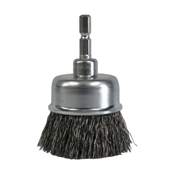 太陽商会 SUNPOWER (クイック)六角軸 鋼線カップブラシ(SW) BCW-50 1個 553-2862（直送品）