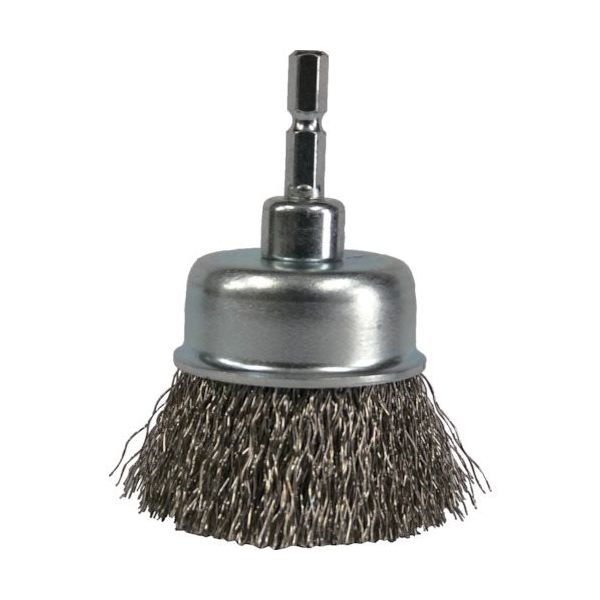 太陽商会 SUNPOWER (クイック)六角軸 ステンレスカップブラシ(SUS304) BCS-50 1個 553-2859（直送品）