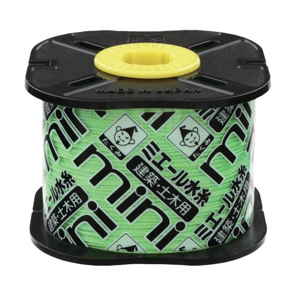 たくみ ミエール水糸mini 細 グリーン 4836 1個 565-2795（直送品）