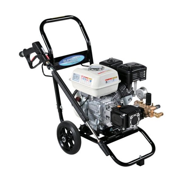 スーパー工業 エンジン式高圧洗浄機 SECー1020ー2N コンパクト&カートタイプ バリューエディションモデル 1台 582-6352（直送品）
