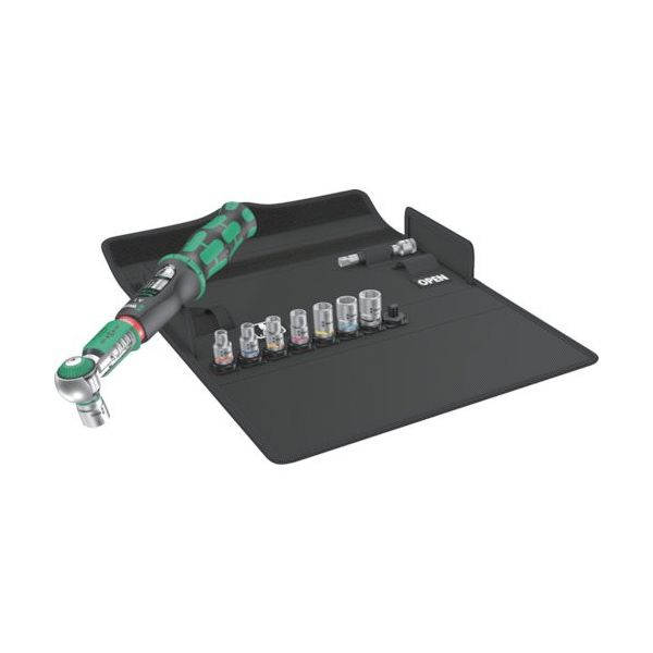 空転式トルクレンチ(プリセット型) A1セーフトルク 2~12Nm 1/4ソケットセット 343972 1セット(10個)（直送品）