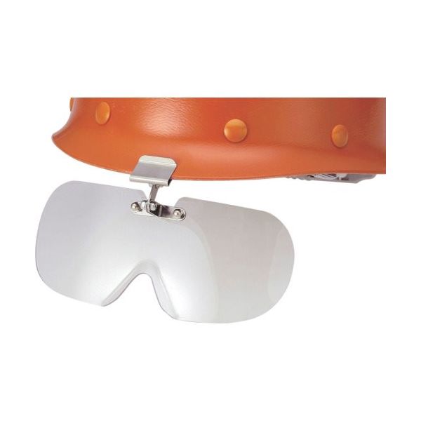 トーアボージン 小サイズフロント形保護めがね(ひさし有りヘルメット) 384 384L 1個 619-1396（直送品）