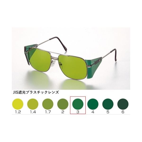 トーアボージン TOA BOJIN メタルフレーム遮光めがね BLー1 TBP3 1個 618-9530（直送品）