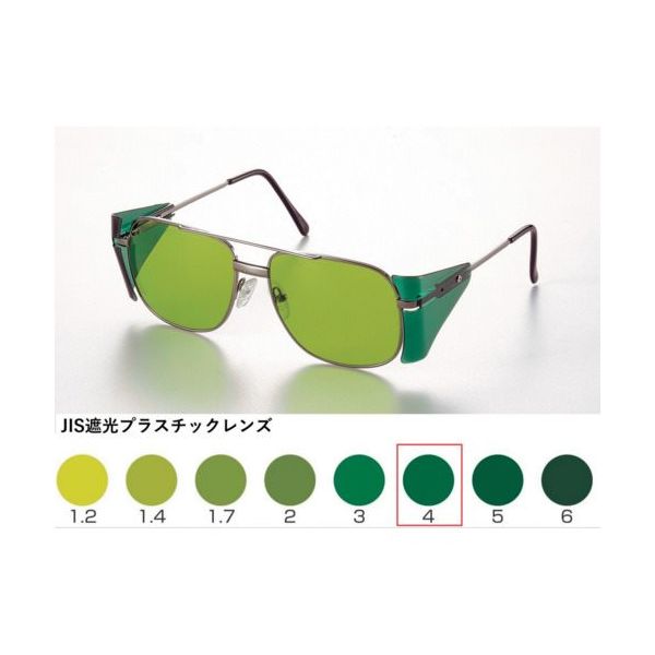 トーアボージン TOA BOJIN メタルフレーム遮光めがね BLー1 TBP4 1個 618-9543（直送品）