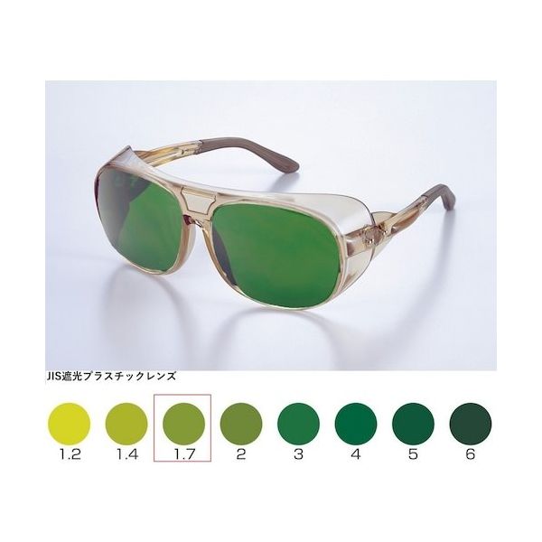 トーアボージン アイカップ遮光めがね ULー108B TBP1.7 1個 618-9497（直送品）