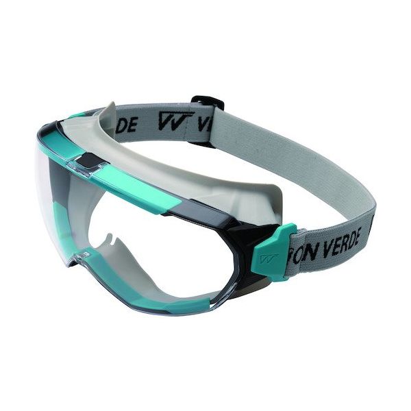 ミドリ安全 セーフティーゴーグル VGー505F NV 通気孔なし VG-505F-NV 1個 526-0588（直送品）