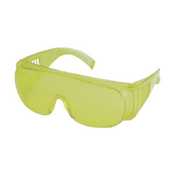 トーアボージン 一眼型保護メガネ(オーバーグラスタイプ)2201イエロー 2201 1個 618-9899（直送品）