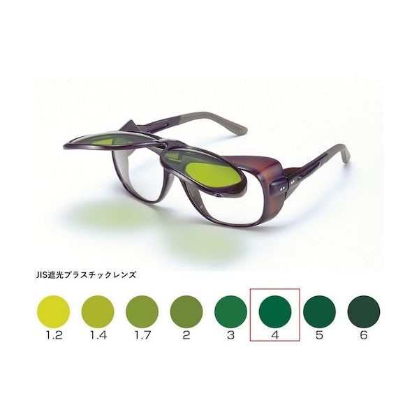 トーアボージン TOA BOJIN W型アイカップ遮光めがね ULー109W TBP4 1個 618-9559（直送品）