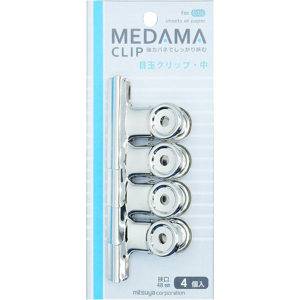 目くらまし　MPS foil 4枚 ミツヤ 目玉クリップ中 4本 MDC-48P/62200 1セット(4本×10