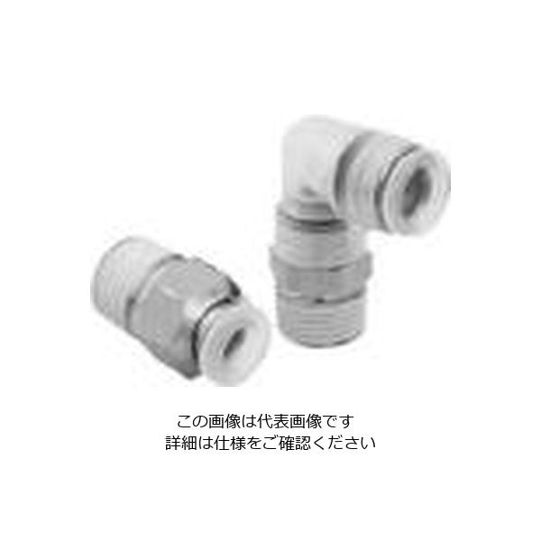 CKD ニュージョイント PPタイプ(エルボ) ZSF-L6-8-P4 1セット(10個)(直送品)