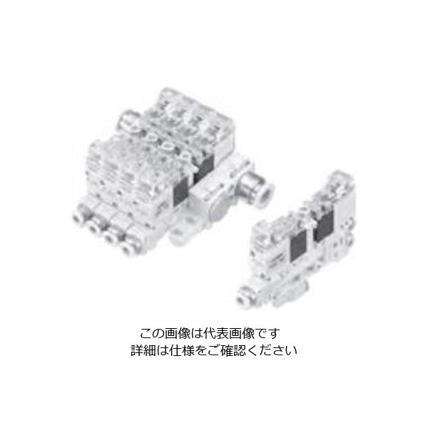 CKD セルバックス 真空切換ユニット 10.3mm幅小形タイプ マニホールド VSNPM-48H8H-3-4 1個（直送品）