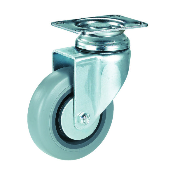 サムソンキャスター SAMSONG メディカル機器キャスター 自在 エラストマー 75mm TP8430-01-MIR-TG 1個（直送品）