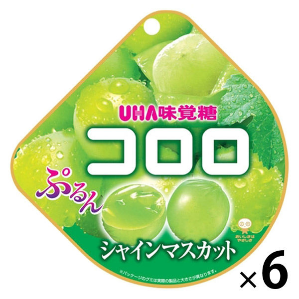 コロロ マスカット 1セット（1袋×6） UHA味覚糖 グミ