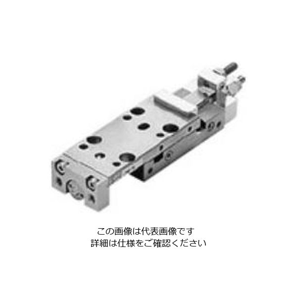 CKD リニアスライドシリンダ(ストローク調整形(押出し引込み)) LCM-R-6-10-R-F3H3-D 1個（直送品）