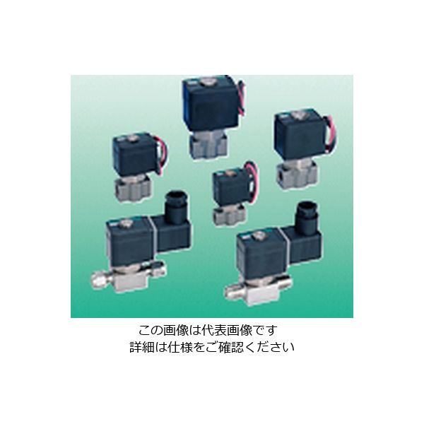 CKD 高真空用電磁弁 直動式2ポート弁 HVB712-15F-12H-F-AC200V 1個（直送品）