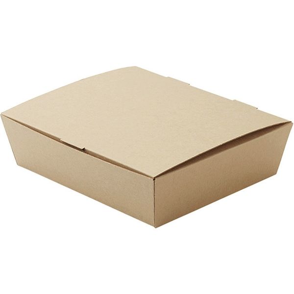 【ケース販売】HEIKO 食品容器 ネオクラフト スナックボックス ML 004248034 1セット(20枚入×8袋 合計160枚)（直送品）
