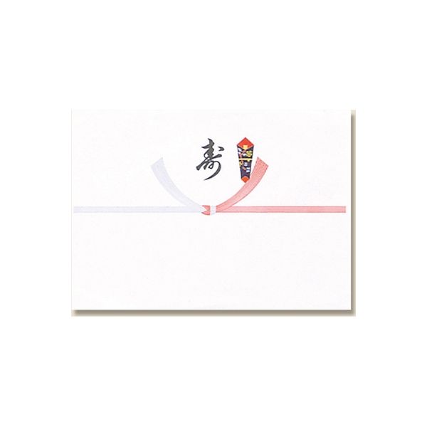 【ケース販売】のし紙 祝 寿 西日本向け B5 ノシ KI 004805054 1ケース(100枚入×5袋 合計500枚)（直送品）
