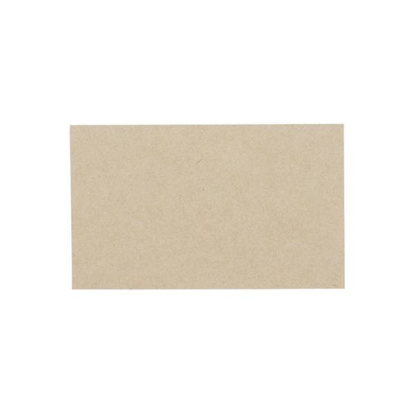 【ケース販売】HEIKO 色無地カード カラーカード 名刺サイズ オーク 007221909 1ケース(30枚入×10束)（直送品）
