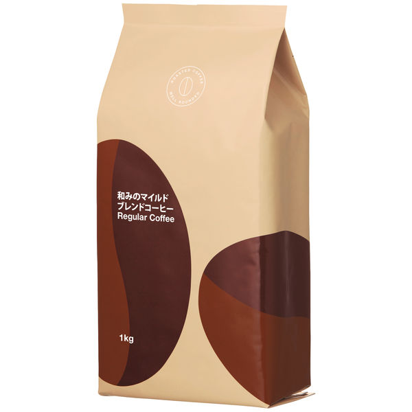 【コーヒー粉】和みのマイルド ブレンドコーヒー 1袋（1kg）　関西アライドコーヒーロースターズ