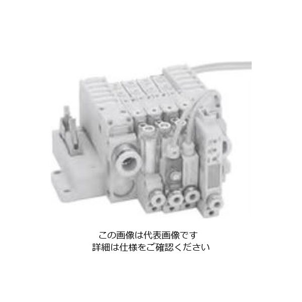 CKD セルバックス 真空エジェクタユニット 11mmピッチマニホールド専用タイプ マニホールドベースのみ VSZM-8S-9-F26 1個（直送品）