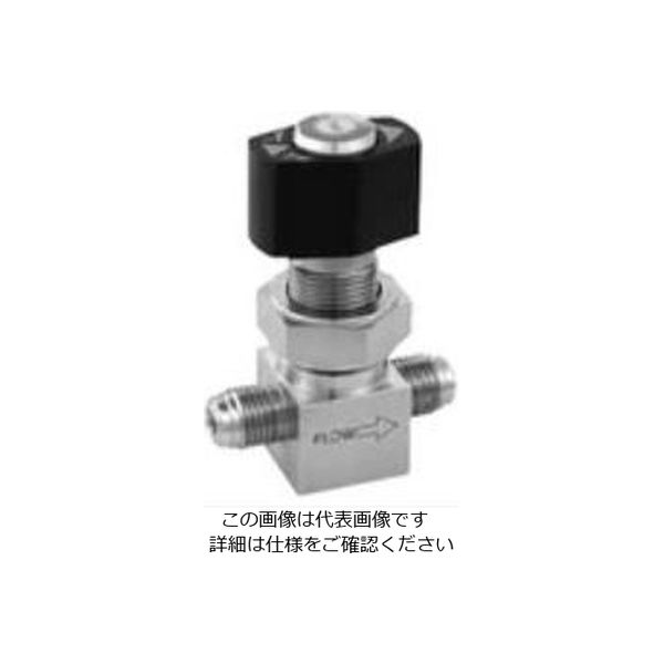 CKD プロセスガス用手動バルブ(ハンドル色:青色/コンパクト形状) OGD10V-4S-B 1個（直送品）