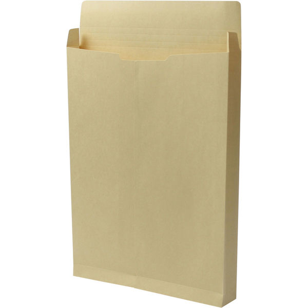 角１　クラフト保存袋　ハトメ紐なし　マチ幅４０ｍｍ ＢＫ１１０２４Ｎ １箱（100枚） イムラ封筒（直送品）