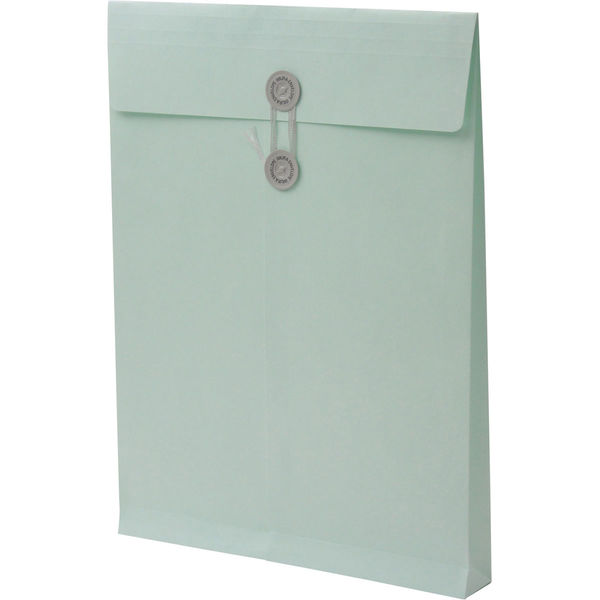 角２　カラークラフトミズ保存袋　ハトメ紐付 ＢＫ２４６８ １箱（100枚） イムラ封筒（直送品）