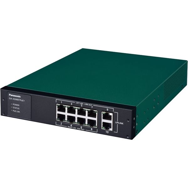 パナソニックEWネットワークス ＰｏＥ給電スイッチングハブ　ＧＡーＡＳＷ８ＴＰｏＥ＋ PN25087K 1台（直送品）