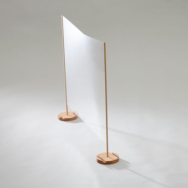 【車上渡し】ホーショー エチケットウインド ewシリーズ Iライン(2ボード) 幅800×奥行133×高さ700mm （飛沫防止） 1台（直送品）