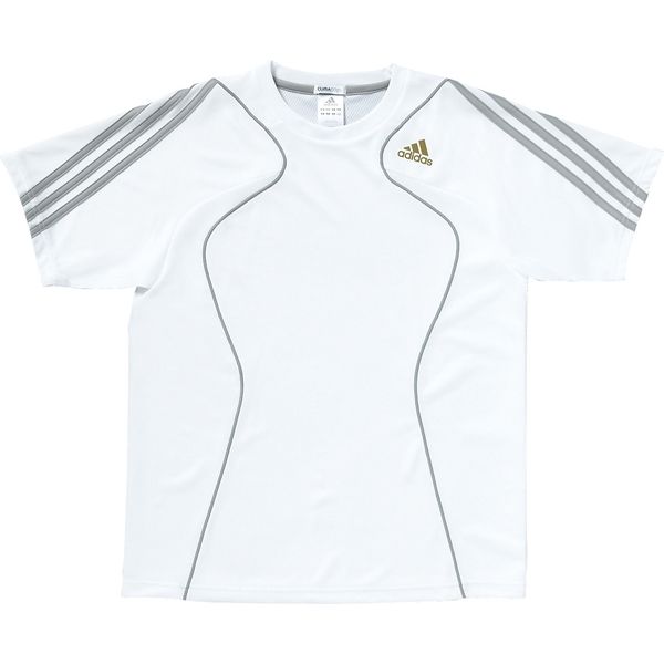 【アウトレット】アディダス(adidas)　365Tシャツ　AD401-10-S　ホワイト　S　2枚セット（直送品）