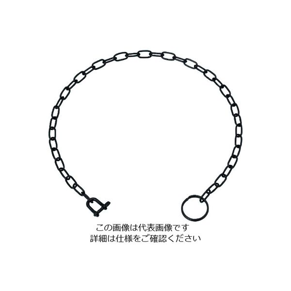 水本機械製作所 水本 ステンレス ポケットチェーンSP型(ブラック) 全長300mm B-2261 1個 201-0434（直送品）