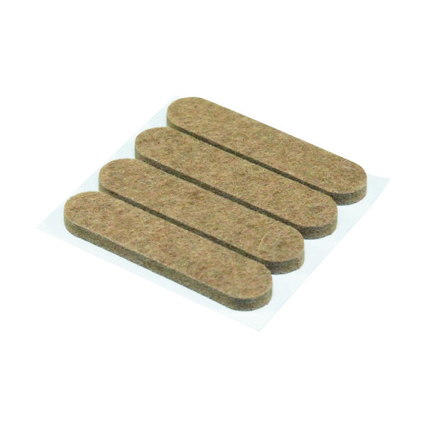 光 硬質フェルトバラ ブラウン13×55mm B-PQ135-2 1セット(400個) 217-8070（直送品）