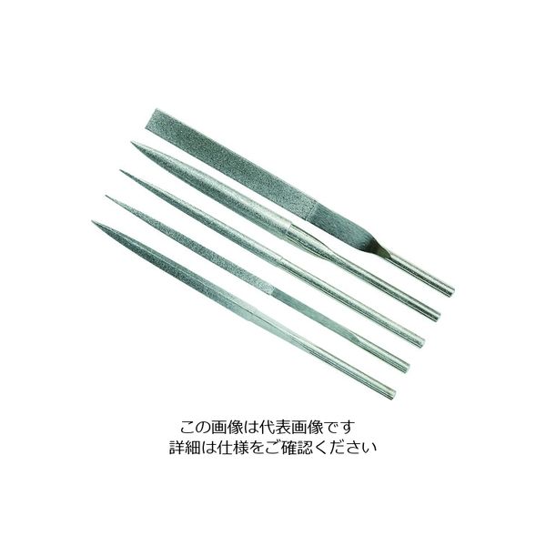 ツボサン ダイヤモンド スーパーソーヤスリ Φ3用 5種セット #200 DST08501 1セット(5本) 195-1572（直送品）