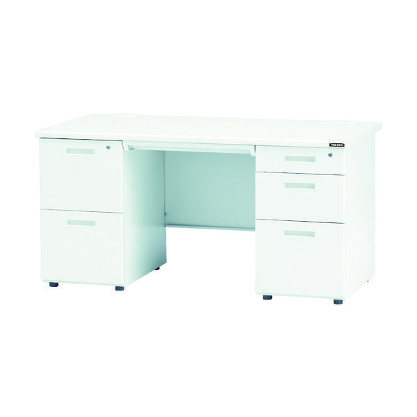 トラスコ中山 TRUSCO システムデスク 両袖 2段/3段 1400X700XH700 TRD-1470A-23 1台 206-4168（直送品）