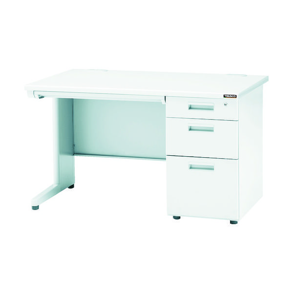 トラスコ中山 TRUSCO システムデスク 片袖 1200X700XH700 TKD-1270A 1台 206-4166（直送品）