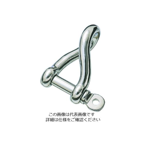 水本機械製作所 水本 ステンレス ヒネリシャックル 呼び4mm B-2620 1個 204-5565（直送品）