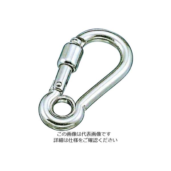 水本機械製作所 水本 ステンレス オープンフックA型(リング付) 線径10mm 長さ100mm B-884 1個 204-7152（直送品）