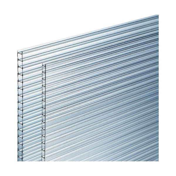 アイテック 光 ポリカ中空ボード450×900×4mm透明2枚入 KTP940W-1 1セット(6枚:2枚×3パック) 217-8066（直送品）