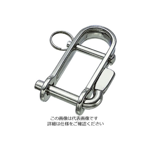 水本機械製作所 水本 ステンレス レバーピンシャックル 呼び6mm B-1454 1個 205-1911（直送品）