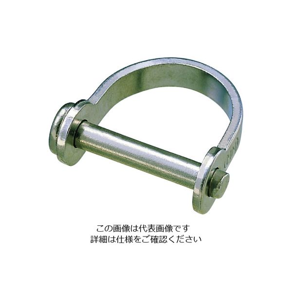 水本機械製作所 水本 ステンレス リベット式シャックル（幅広タイプ） 呼び3mm B-270 1個 204-4036（直送品）