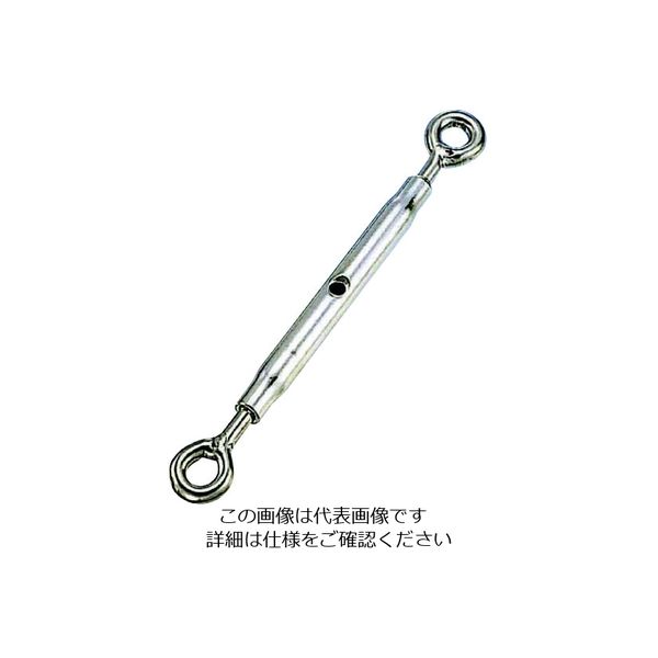 水本機械製作所 水本 ステンレス パイプターンバックル(アイ&アイ) 捻子径2分 B-404 1個 204-7156（直送品）