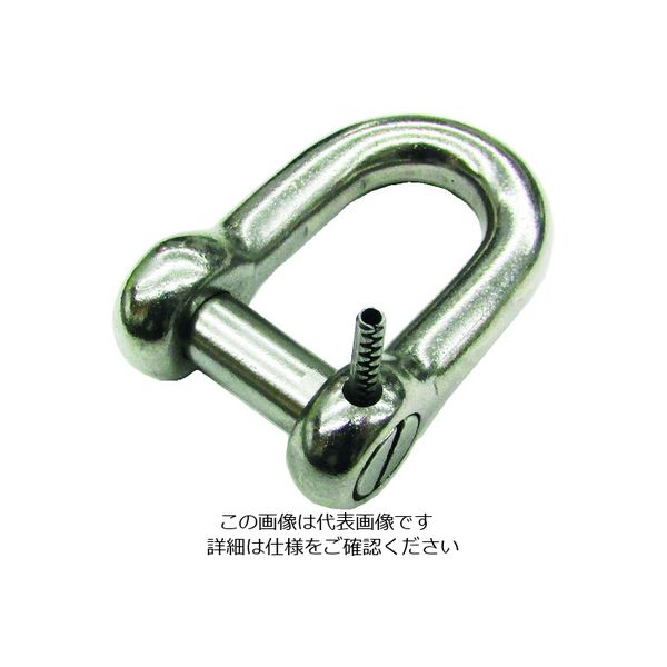 水本機械製作所 水本 ステンレス ピン止め沈みシャックル 呼び6mm B-2709 1個 205-1927（直送品）