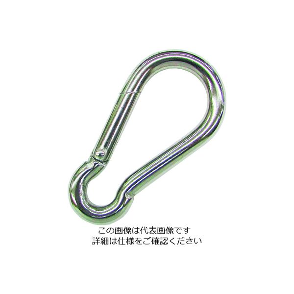 水本機械製作所 水本 ステンレス スナップフックBW型 線径6mm 長さ61mm （1個入） B-2805 1個 204-5619（直送品）