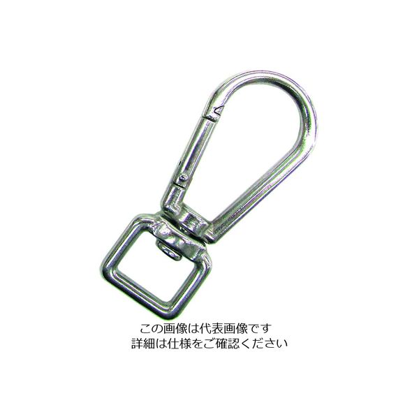 水本機械製作所 水本 ステンレス スナップフック BL型(ベルトタイプ) 線径5mm 長さ77mm (1個入) B-2601 1個（直送品）