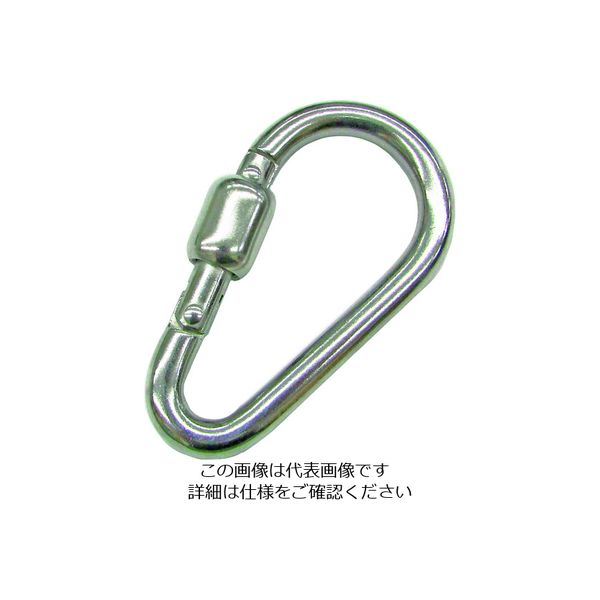 水本機械製作所 水本 ステンレス オープンフックN型 線径6mm 長さ63mm(1個入) B-2826 1個 200-8913（直送品）