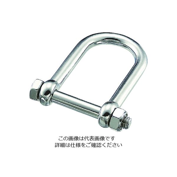 水本機械製作所 水本 ステンレス SLUシャックル 長さ40mm 内幅20mm A-2739 1個 201-0403（直送品）