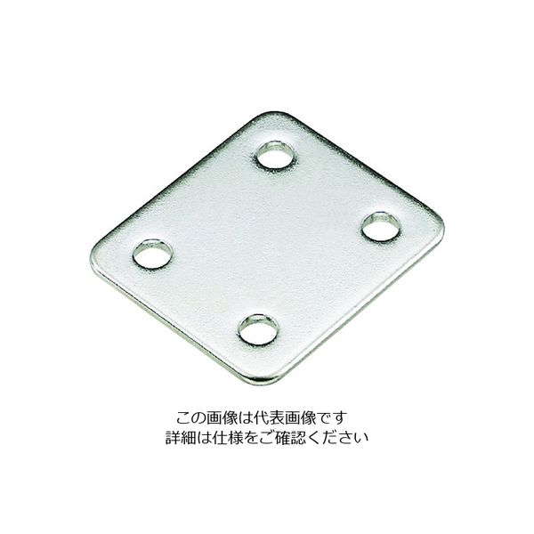 水本機械製作所 水本 ステンレス アイプレート用裏板 39mmX50mm B-1396 1個 205-1942（直送品）